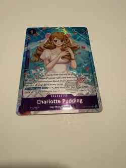 One Piece TCG Charlotte Pudding OP11-070 SR Alt Art A Fist of Divine Speed OP11 - Image 1