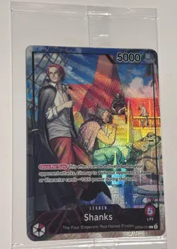 One Piece Shanks Leader PSA Promo Card Exclusive OP09-001 Sealed - Image 1