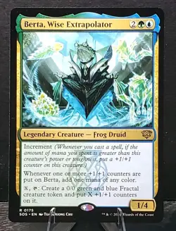 MTG #0175 BERTA, WISE EXTRAPOLATOR Rare Secrets of Strixhaven card⚔NM/MT - Image 1