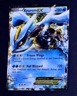 2012 Pokemon KYUREM EX Black Star Promo HOLO RARE Tin Card #BW37 PERFECT SWIRL - Image 2