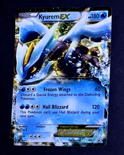 2012 Pokemon KYUREM EX Black Star Promo HOLO RARE Tin Card #BW37 PERFECT SWIRL - Image 3