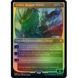 Sivitri, Dragon Master (foil-etched) M/NM Magic MTG Dominaria United: Commander - Image 1