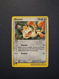Pokemon TCG Meowth Black Star Promo Holo Foil Card 013 NM - Image 1