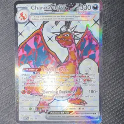 Pokemon TCG Charizard ex SVP 056 & 228/197 Holo EX Tera Lot 2 Cards English - Image 3