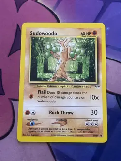 Vintage Pokemon Cards 2000 Pokemon - Sudowoodo Neo Genesis No. 77/111 - Image 1