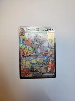 Cinccino ex 119/086 Special Illustration Rare Pokemon Card Chaos Rising In Hand - Image 1