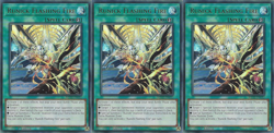3X MP23-EN242 Runick Flashing Fire - Ultra Rare Card 1st Edition - Image 1