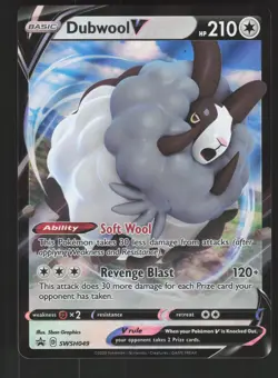 Dubwool V SWSH049 Pokemon TCG Sword & Shield Promo Cards NM - Image 1