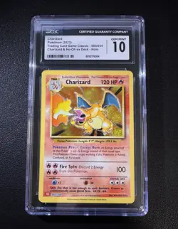 Pokemon Charizard 003/034 CGC 10 Classic Collection Holo 2023 Trading Card - Image 1