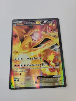 2016 Pokemon TCG Charizard EX XY121 Black Star Promo Full Art Holo Card - Image 1