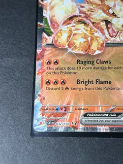 Pokemon TCG Arcanine EX Scarlet & Violet Base Set Holo Double Rare Card 032/198 - Image 3