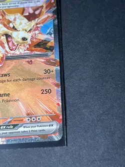 Pokemon TCG Arcanine EX Scarlet & Violet Base Set Holo Double Rare Card 032/198 - Image 4