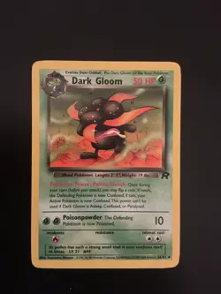 Pokemon Dark Gloom Team Rocket vintage card #36/82 Wotc 2000 - Image 1