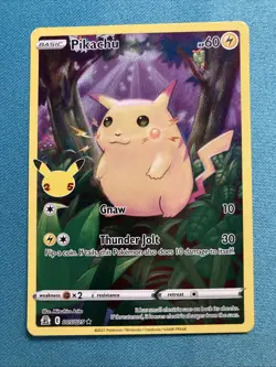 Pokemon Pikachu TCG Celebrations Card 005/025 25th Anniversary - Image 2
