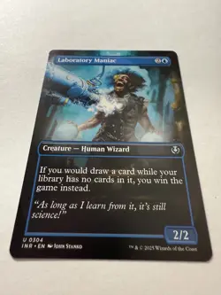 Laboratory Maniac Borderless (NM Non-Foil) INR-0304 Uncommon MTG - Image 1