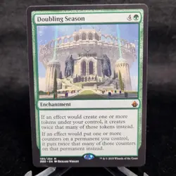 MTG Doubling Season Battlebond 195 2018 English TCG - Image 1
