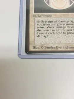 Circle Of Protection: Green Alpha MP Moderate Play MTG Magic The Gathering - Image 4