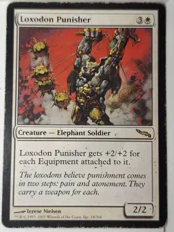 Loxodon Punisher - Mirrodin - Magic the Gathering MTG Nice! - Image 1