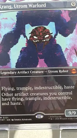 Krang, Utrom Warlord - Foil - Borderless Teenage Mutant Ninja Turtles MTG - Image 1