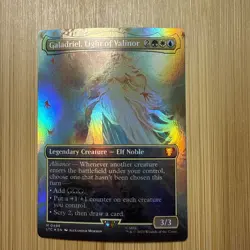 Magic The Gathering LotR - Galadriel, Light of Valinor - #498 FOIL - NM - Image 1