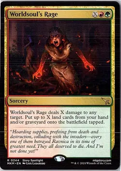 Worldsoul's Rage R Murders at Karlov Manor 244 Near Mint - Image 1