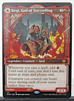 MTG Birgi, God of Storytelling Kaldheim Showcase Rare Magic The Gathering - Image 1