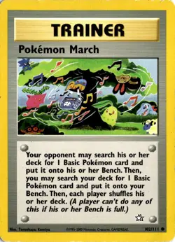 Pokemon March Common Neo Genesis 102/111 MP - Image 1