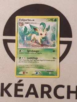 Pokemon Karte Folipurba Lv. 40 24/100 Holo Majestatische Morgen Pokemon Deutsch - Image 2