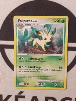 Pokemon Karte Folipurba Lv. 40 24/100 Holo Majestatische Morgen Pokemon Deutsch - Image 3