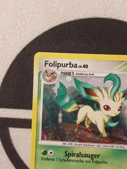 Pokemon Karte Folipurba Lv. 40 24/100 Holo Majestatische Morgen Pokemon Deutsch - Image 4