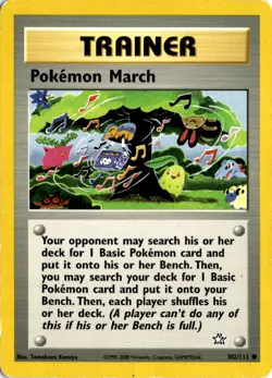Pokemon March Common Neo Genesis 102/111 MP - Image 1