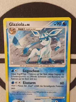 Pokemon Karte Glaziola Lv. 46 20/100 Holo Majestatische Morgen Pokemon Deutsch - Image 5