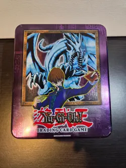 Yu-Gi-Oh! Blue-Eyes White Dragon Kaiba Metal Tin - (Empty Tin Only No Cards) - Image 1