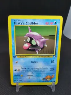 2000 Pokemon Gym Heroes 1st Edition 89/132 Misty's Shellder - Image 1