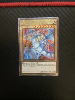 Yugioh Blue-Eyes White Dragon RA04-EN002 Quarter Century Rare New Art 1st Ed NM - Image 1