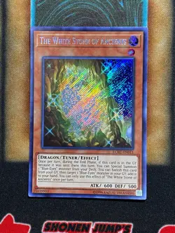 Yugioh The White Stone Of Ancients LCKC-EN011 Secret Rare LP - Image 1