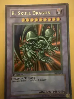Yu-Gi-Oh! B. Skull Dragon Ultra Rare MRD-018 Metal Raiders 1st Edition Holo - Image 4