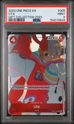 2023 ONE PIECE GIFT COLLECTION 2023 #005 UTA GIFT COLLECTION 2023 PSA 9 (Q649 - Image 1