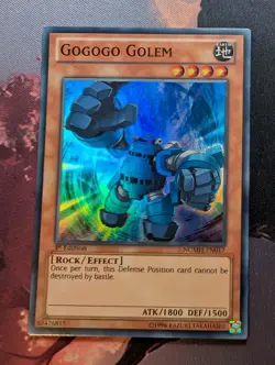 Gogogo Golem - Super Rare NUMH-EN017 1st Edition YUGIOH - Image 1