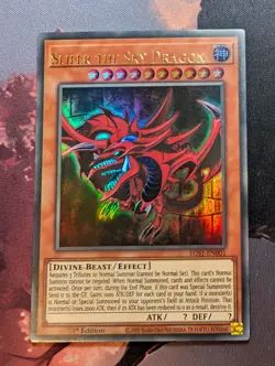 YuGiOh Slifer the Sky Dragon Ultra Rare EGS1-EN001 1st Edition - Image 1
