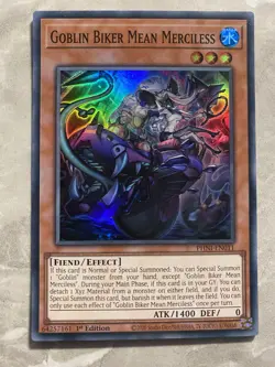 Yugioh - Goblin Biker Mean Merciless - PHNI-EN011 - Super Rare - Image 1