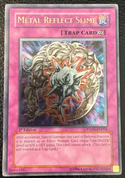 YUGIOH METAL REFLECT SLIME ULTIMATE RARE 1ST EDITION PTDN-EN094 NM - Image 1