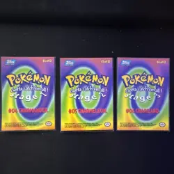 Charmander Charmeleon Charizard E4 E5 E6 Topps Movie Non Holo Pokemon Cards - Image 3