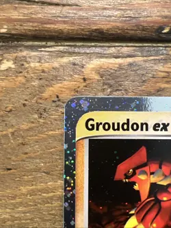 Groudon EX 002 Nintendo Black Star Promo Pokemon Card 2003, 1/2 SWIRL. NM - Image 4