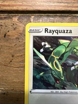 Rayquaza SWSH029 Cosmos Holo, Black Star Promo English Pokemon Card. NM+ - Image 2