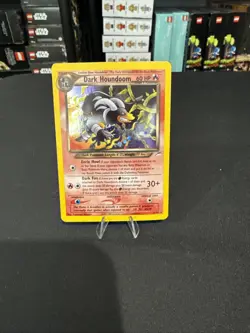 Pokemon Dark Houndoom TCG Card 7/105 Neo Destiny Unlimited Holo Rare - Image 1