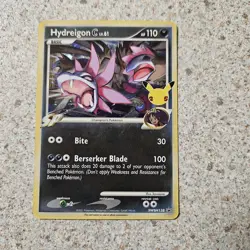Hydreigon C SWSH138 Holo Promo Pokemon Card Sword & Shield Celebrations 2021 NM - Image 1