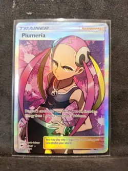 Pokemon TCG Plumeria Burning Shadows Holo Full Art Ultra Rare Card 145/147 NM/M - Image 1