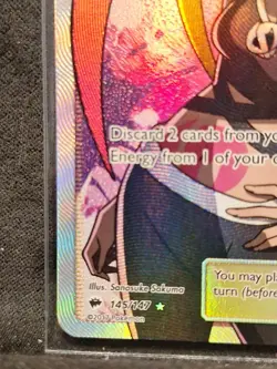 Pokemon TCG Plumeria Burning Shadows Holo Full Art Ultra Rare Card 145/147 NM/M - Image 2