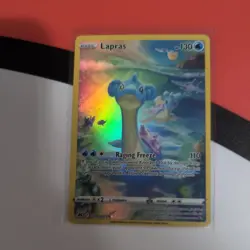 Pokemon TCG Lapras Holo Ultra Rare SWSH: Crown Zenith: Galarian Gallery GG05/GG7 - Image 1
